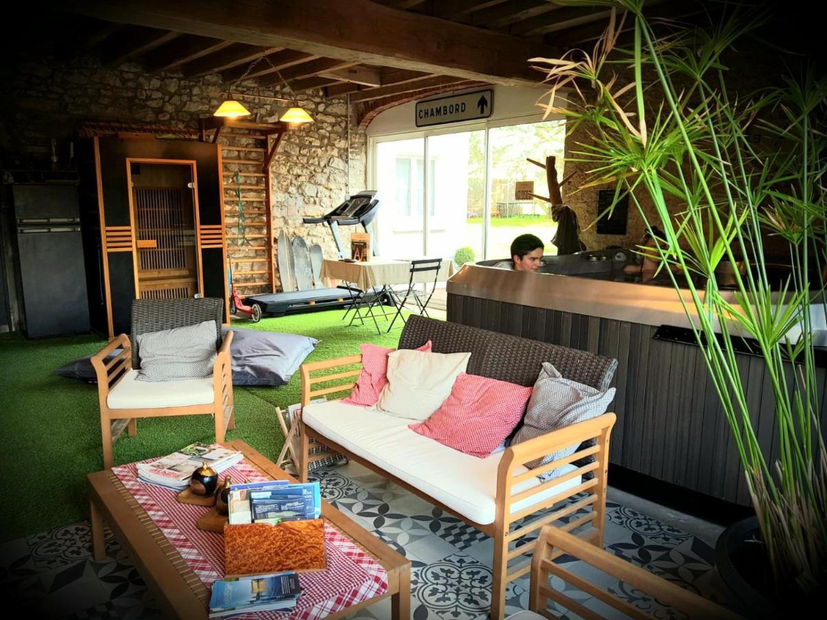 Le Grand Cedre Spa Et Sauna Interieur Piscine Marolles  Zewnętrze zdjęcie